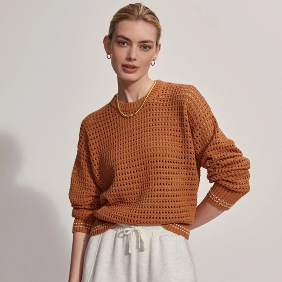 Varley Fox Knit Crew Sweater - Picture 1 of 9